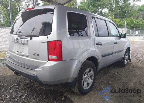 2011 Honda Pilot Lx from USA, damaged, VIN 5FNYF4H28BB100284